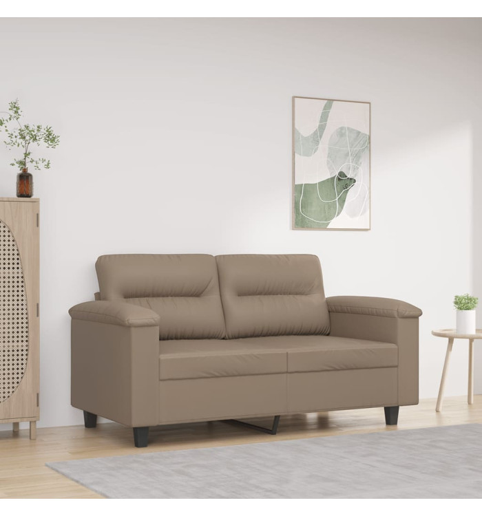 Canapé à 2 places Cappuccino 120 cm Similicuir | Mobilier & Déco