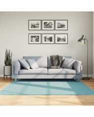 Tapis OVIEDO à poils courts vert 160x160 cm | Mobilier & Déco