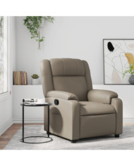 Fauteuil inclinable Cappuccino Similicuir | Mobilier & Déco