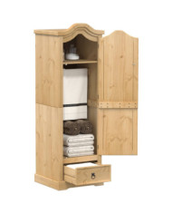 Garde-robe Corona 55x52x170 cm bois de pin massif | Mobilier & Déco