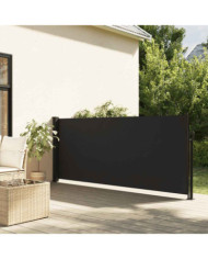 Auvent latéral rétractable noir 100x500 cm | Mobilier & Déco