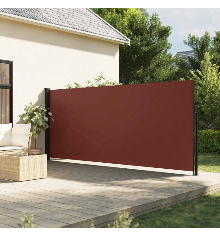 Auvent latéral rétractable marron 180x300 cm | Mobilier & Déco