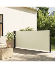 Auvent latéral rétractable crème 140x300 cm | Mobilier & Déco