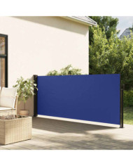 Auvent latéral rétractable bleu 117x300 cm | Mobilier & Déco