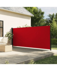 Auvent latéral rétractable rouge 160x300 cm | Mobilier & Déco