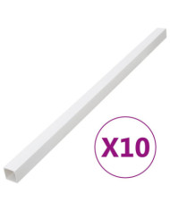 Goulotte de câble 60x40 mm 10 m PVC | Mobilier & Déco