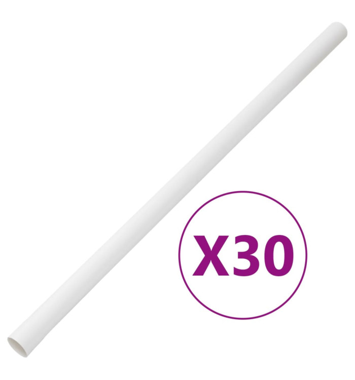 Goulottes de câble Ø30 mm 30 m PVC | Mobilier & Déco