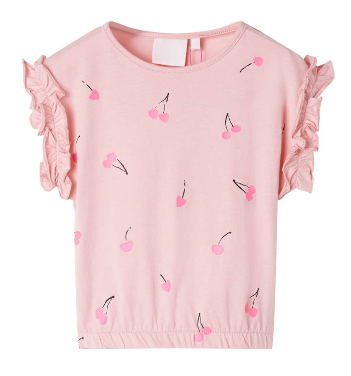 T-shirt pour enfants rose clair 104 | Mobilier & Déco