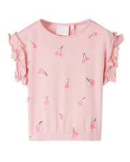 T-shirt pour enfants rose clair 104 | Mobilier & Déco