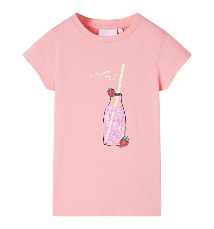 T-shirt pour enfants rose 116 | Mobilier & Déco
