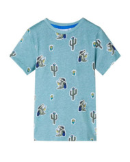 T-shirt pour enfants mélange vert clair 92 | Mobilier & Déco