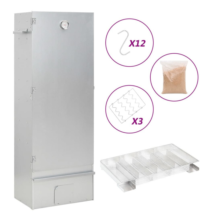 Fumoir à four à BBQ générateur de fumée froide acier galvanisé | Mobilier & Déco