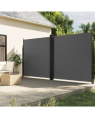 Auvent latéral rétractable Anthracite 220x1200 cm | Mobilier & Déco