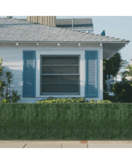 Clôture en gazon artificiel vert 1x5 m | Mobilier & Déco