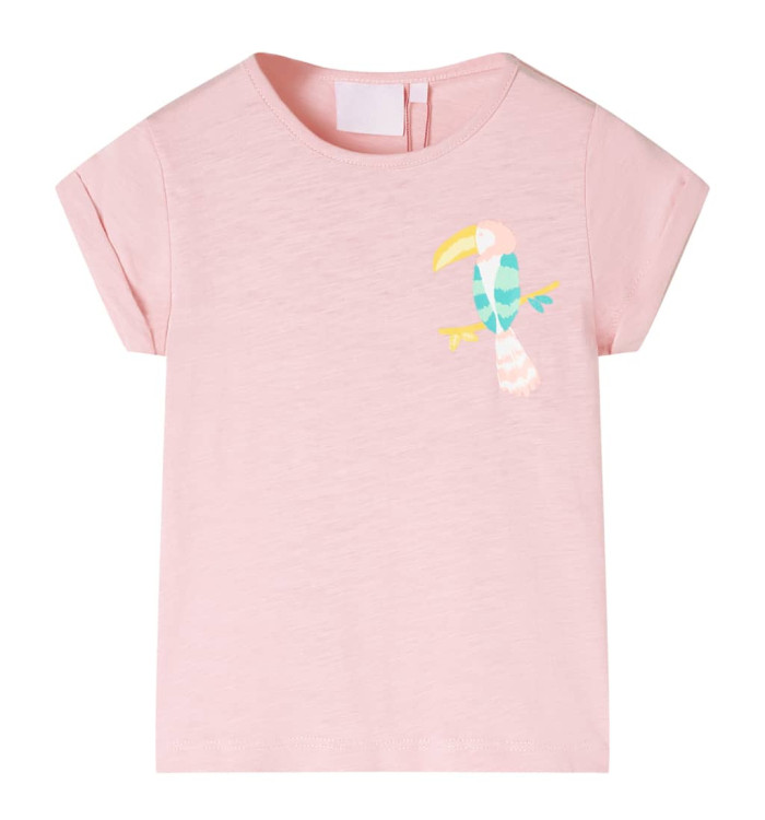 T-shirt pour enfants rose clair 128 | Mobilier & Déco
