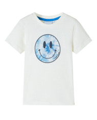 T-shirt pour enfants écru 128 | Mobilier & Déco