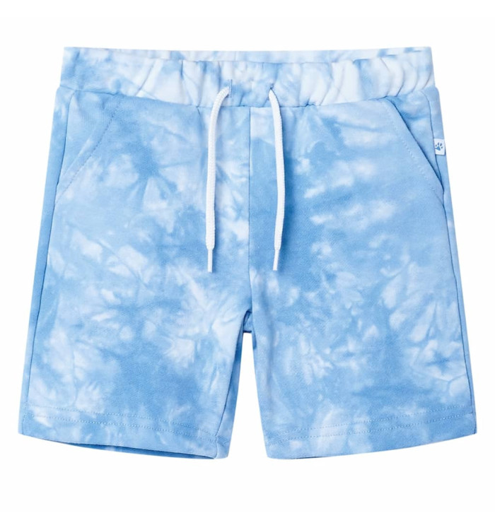 Short pour enfants avec cordon de serrage bleu doux 128 | Mobilier & Déco