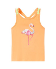 Débardeur pour enfants orange vif 140 | Mobilier & Déco