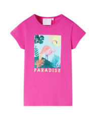 T-shirt pour enfants rose foncé 116 | Mobilier & Déco