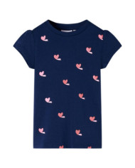T-shirt pour enfants bleu marine 116 | Mobilier & Déco