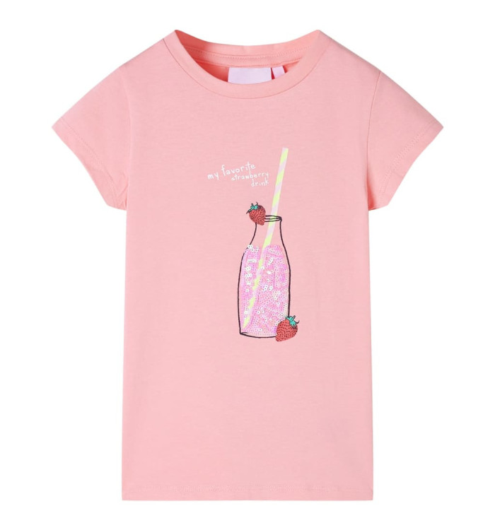 T-shirt pour enfants rose 92 | Mobilier & Déco