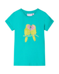 T-shirt pour enfants menthe 140 | Mobilier & Déco