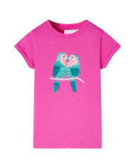 T-shirt pour enfants rose foncé 104 | Mobilier & Déco