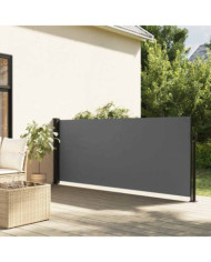 Auvent latéral rétractable anthracite 140x600 cm | Mobilier & Déco