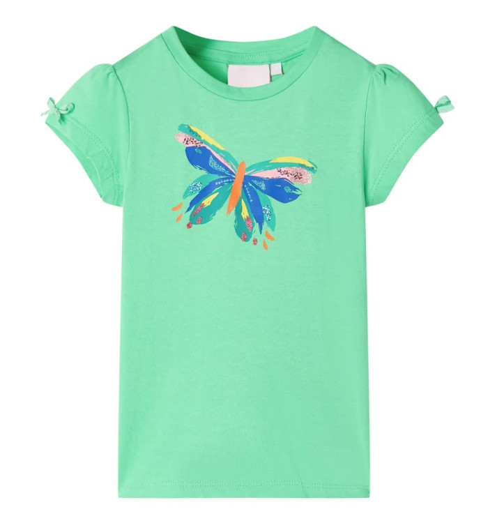 T-shirt pour enfants vert clair 92 | Mobilier & Déco
