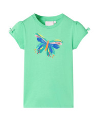 T-shirt pour enfants vert clair 92 | Mobilier & Déco