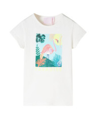 T-shirt pour enfants écru 92 | Mobilier & Déco