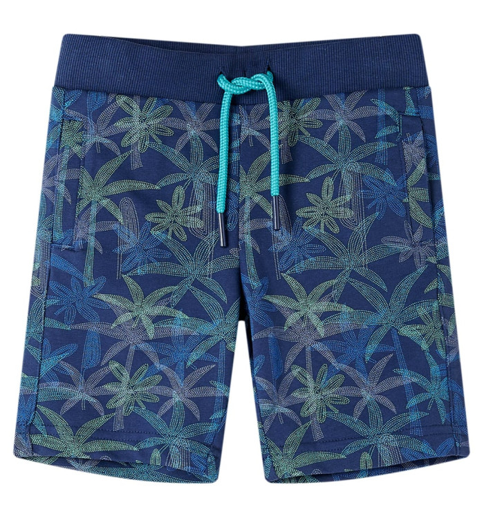Short pour enfants avec cordon de serrage bleu marine 92 | Mobilier & Déco