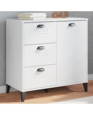 Buffet VIKEN blanc 80x40x80 cm bois d'ingénierie | Mobilier & Déco
