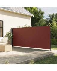 Auvent latéral rétractable marron 180x600 cm | Mobilier & Déco