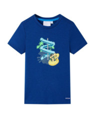 T-shirt pour enfants bleu foncé 116 | Mobilier & Déco