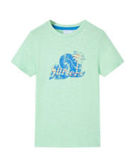 T-shirt pour enfants vert clair 116 | Mobilier & Déco