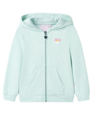 Sweatshirt à capuche avec fermeture éclair pour enfants 116 | Mobilier & Déco