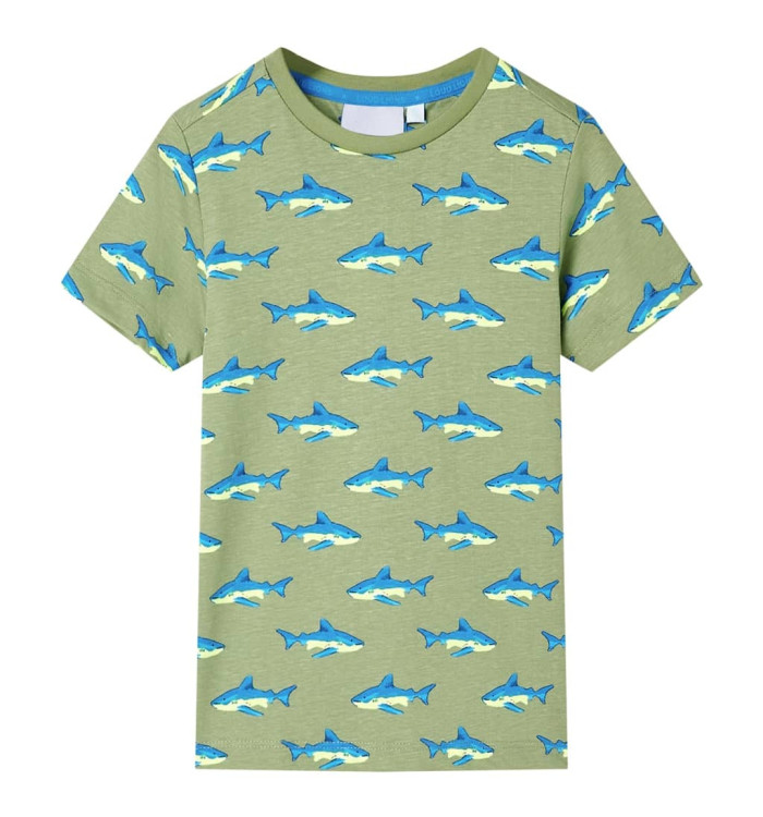 T-shirt pour enfants kaki clair 92 | Mobilier & Déco