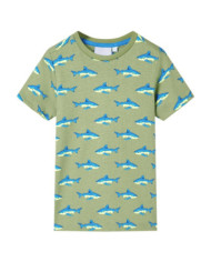 T-shirt pour enfants kaki clair 92 | Mobilier & Déco