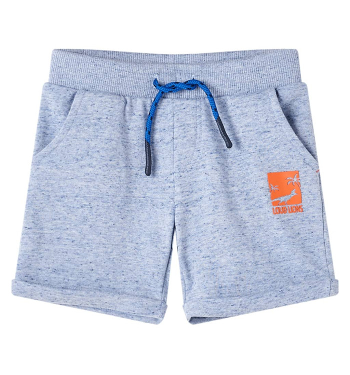 Short pour enfants à cordon de serrage mélange bleu 92 | Mobilier & Déco