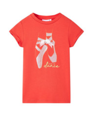T-shirt pour enfants rouge 128 | Mobilier & Déco