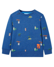 Sweatshirt pour enfants mélange bleu foncé 128 | Mobilier & Déco