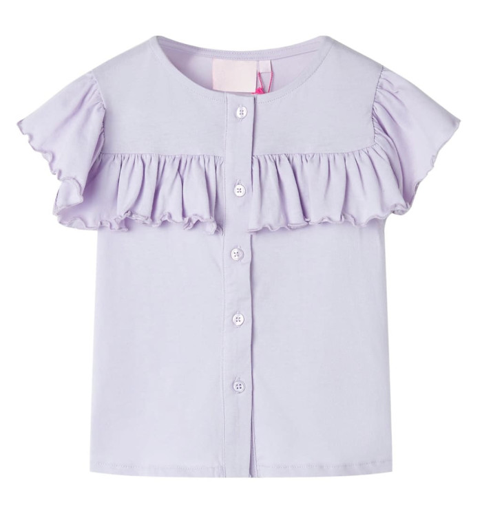 T-shirt pour enfants lila 128 | Mobilier & Déco