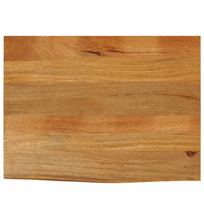 Dessus de table à bord vivant 70x60x3,8 cm bois massif manguier | Mobilier & Déco