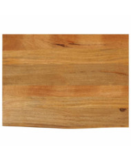 Dessus de table à bord vivant 70x60x3,8 cm bois massif manguier | Mobilier & Déco