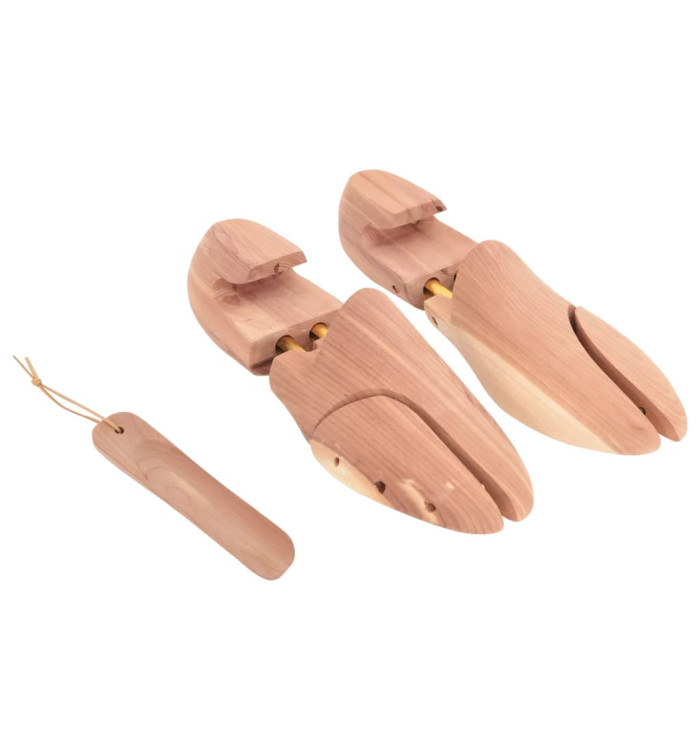 Tendeur de chaussures avec chausse-pied EU 36-37 bois de cèdre | Mobilier & Déco