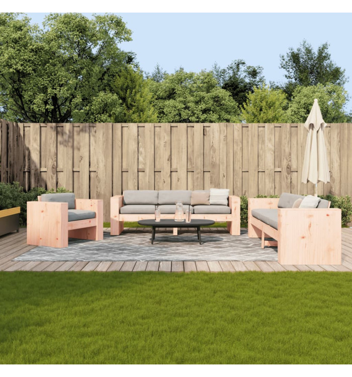 Salon de jardin 2 pcs bois massif douglas | Mobilier & Déco