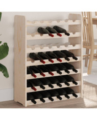 Casier à vin 67,5x25x87 cm Bois de pin massif | Mobilier & Déco