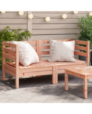 Canapés d'angle de jardin 2 pcs bois massif douglas | Mobilier & Déco