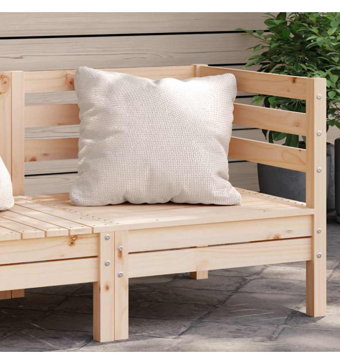 Canapé d'angle de jardin bois de pin massif | Mobilier & Déco